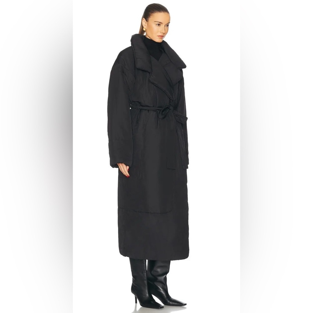 Norma Kamali Black Trench Coat